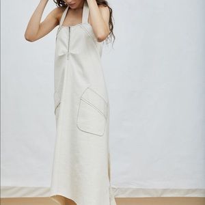 Zero + Maria Cornejo eco denim apron dress NWT